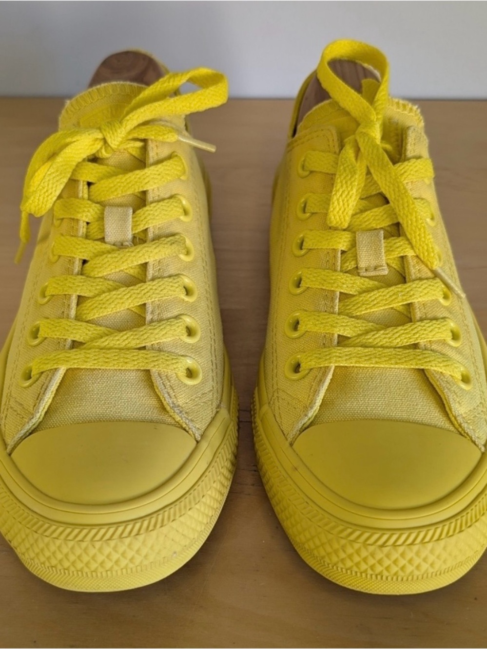 Rare Converse Monochrome Sunshine-Yellow Low-Top Canvas Sneakers